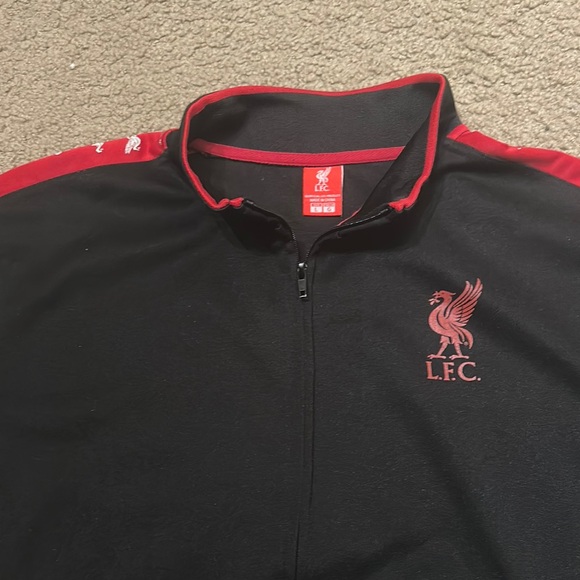 Liverpool Black and Red Varsity Jacket - Picture 3 of 9